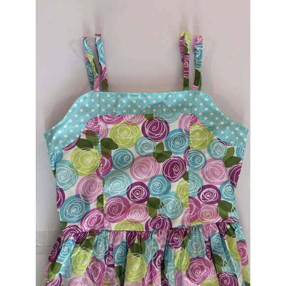 Bonnie Jean Dresses Set Of 2 Girls size 16 Floral Summer Flowers Pink Purple Blu - Picture 3 of 16